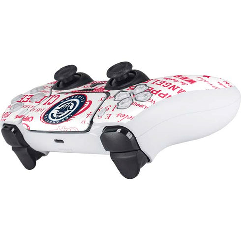 NBA Los Angeles Clippers Blast Logos PS5 Controller Skin